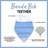 Bazzle Baby Bandana Bib. Teething Bibs with Teether Attached for
