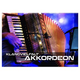 Sound Variety Accordion (Wall Calendar 2026 DIN A2 Landscape), CALVENDO Monthly Calendar: Concert and Close-up Pictures of Various Accordions (CALVENDO Art)