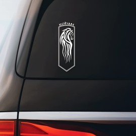 Medieval Horse Banner Sticker Decal Notebook Car Laptop 2"x5.5"