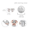 SCZKLAQ 925 Sterling Silver Schnauzer Earrings for Women – Cute