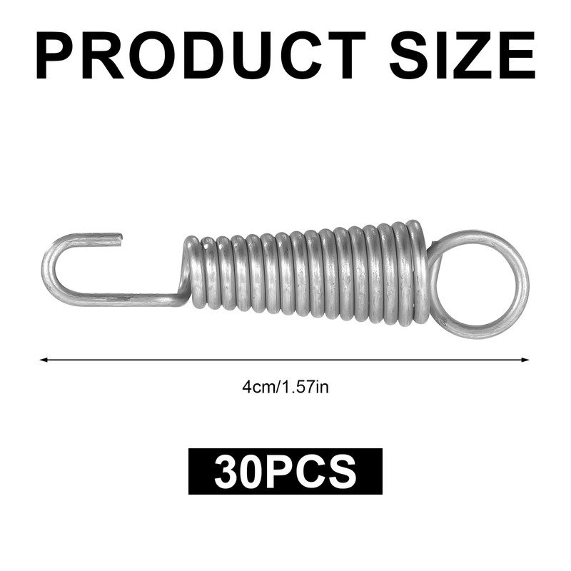30pcs 4008 Vise Replacement Springs, Carbon Steel Vise Clamp Spring