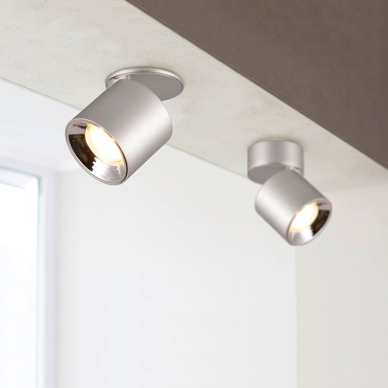 Trio Leuchten Guayana 651000107 Recessed and Surface-Mounted Light Metal Matt