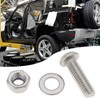 LT Easiyl 1Set Stainless Crossmember Rear Body Bolt Fixing Kit