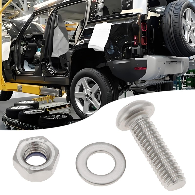 LT Easiyl 1Set Stainless Crossmember Rear Body Bolt Fixing Kit
