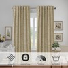 Elrene Home Fashions Mia Jacquard Scroll Blackout Window Curtain, 52"