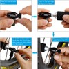 BriskMore Black CO2 Inflator Presta and Schrader Valve Compatible Bicycle