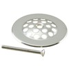 Westbrass Gerber Style Bee-HiveTub Strainer Grid with Screw, Polished Nickel,
