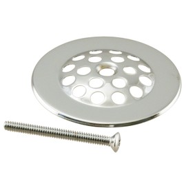 Westbrass Gerber Style Bee-HiveTub Strainer Grid with Screw, Polished Nickel, D327-05