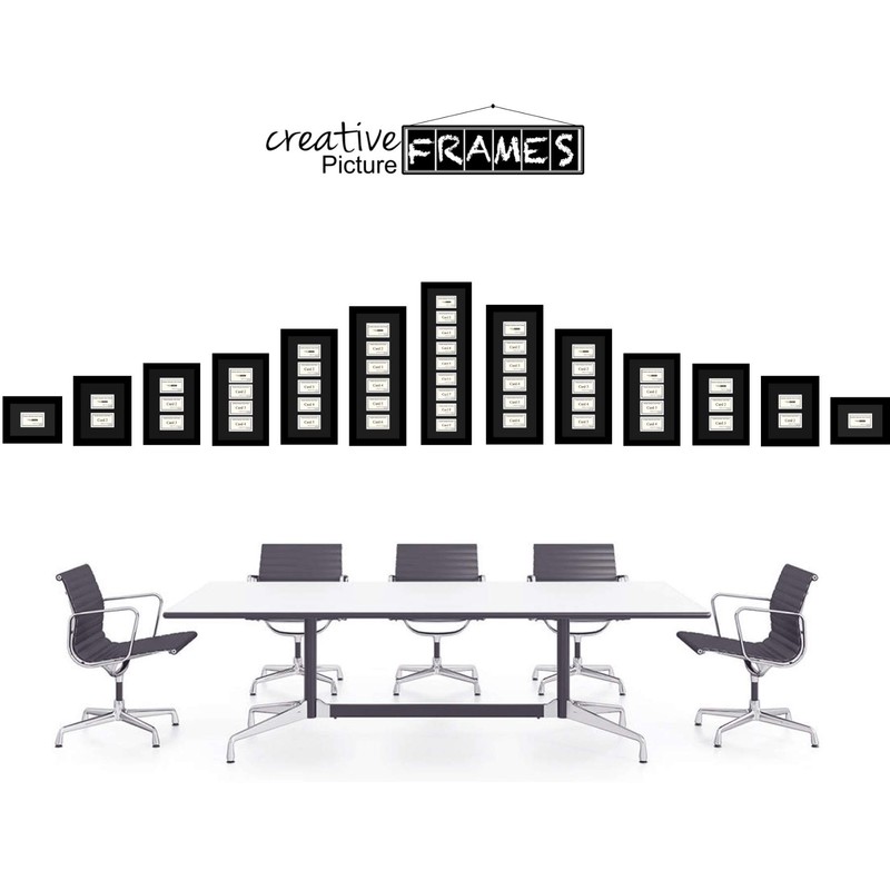 Creative Picture Frames 12-2" x 3.5" Opening Black Business Card