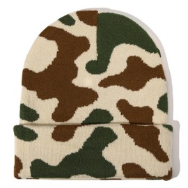 Camo Beanie for Men Women Duck Camo Army Military Tactical Camouflage Skull Hat Hunting Gifts Accessories