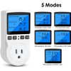 Diymore Plug in Thermostat Temperature Controller Electric Digital Thermostat Heating