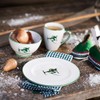 GMUNDNER KERAMIK Dessertteller Gourmet Durchmesser: 22 cm grüner Toni Geschirr,