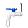 Preis-Zone Bradas 7185 Plastic Ball Valve AG 3/4 Inch for