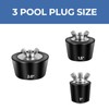 Pool Winterizing Plug Pool Winter Expansion Plugs with SS Screw,