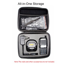 Carrying Case for Baofeng UV-82, Tengko Storage Bag Travel Carrying Case Portable Protective Case for Baofeng UV-82 UV-89 Series Radio