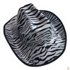 BR Zebra HAT Adult Cowboy Print Wild West Costume Party