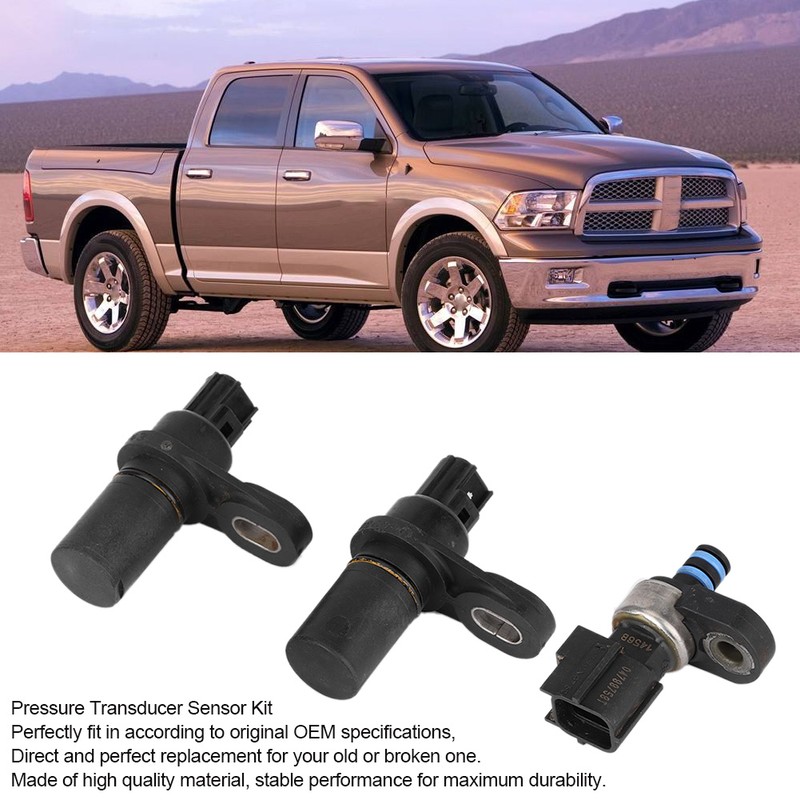 3pcs Pressure Transducer Sensor Kit Fit for CHRYSLER ASPEN/300 45RFE