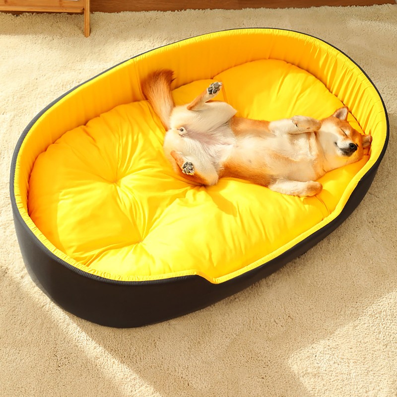 Pet Nest Bed Large Space Soft Comfortable Warm Pet Sleeping