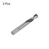 HARFINGTON 2pcs High-Speed Steel Drill Bits 5mmx42mm for Hole Saws