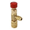 2Pcs Refrigerant Charging Valve Set, 5/16" Safety Adapter Flow Control