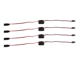 4Pcs RC JR Style Power On Off Switch Versatile Sturdy RC Switch Receiver for RC Car Truck Airplane Helicopter Drone