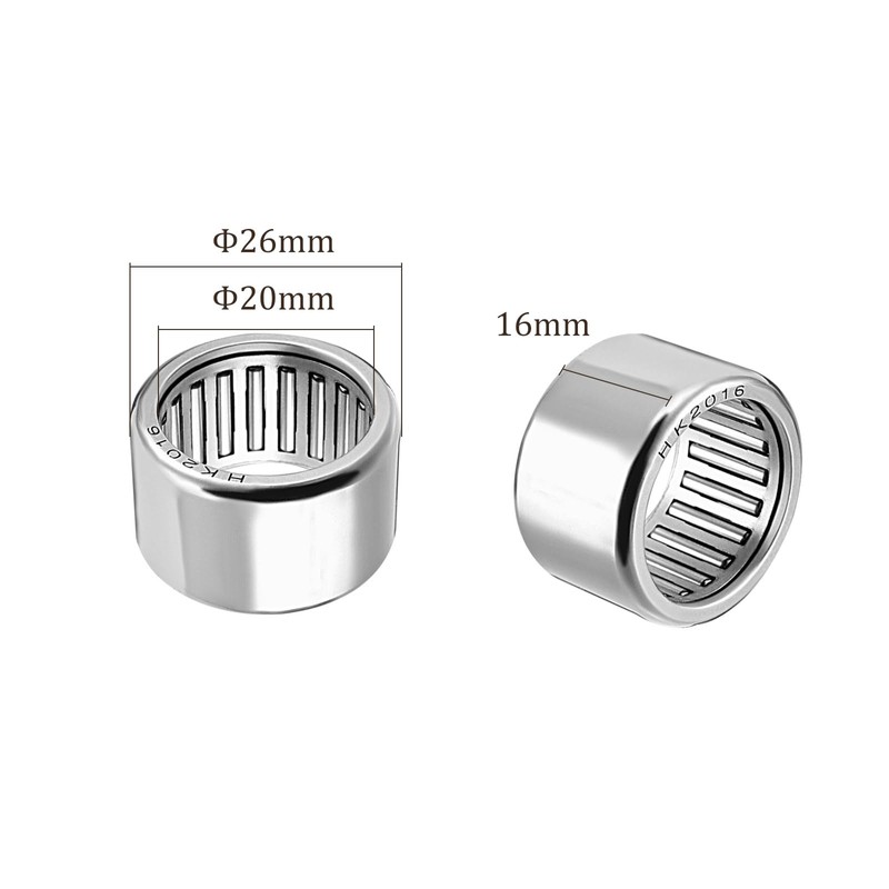 Kozelo 1pcs HK2016 Needle Roller Bearings - [20mm Bore Dia