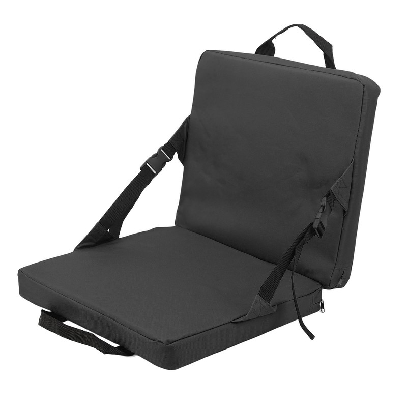 Outdoor Foldable Chair with Backrest Soft Sponge Cushion Back Chair