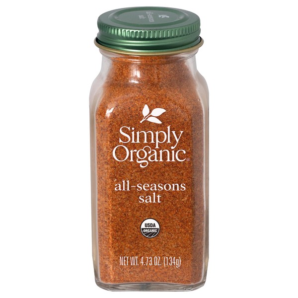 Simply Organic All-Seasons Salt, Certified Organic | 4.73 oz | Pack of 6