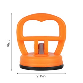 Clemas Car Dent Puller Removal Kit, 3 Pcs Dent Remover Tool for Car, Body Repair Dent Ding Removal Tools, Pop Small Dent Repair Duction Cup-Orange…