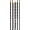 Faber-Castell 117697 - 6 pencils GRIP 2001, hardness: HB, barrel