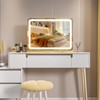 Hasipu Vanity Mirror with Lights, 27.6" x 20" LED Makeup