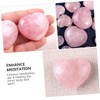 Ipetboom 2sets Love Heart Stones for Chakra Balancing Healing Gemstones