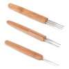 3 Pieces Dreadlocks Tool Dreadlock Crochet Hook Set Hair Crochet