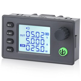 DROK Buck-Boost Converter DC-DC 6-36V to 0.5-36V 0-5A 90W Buck Boost Voltage Regulator CC CV Buck-Boost Adjustable Stable Voltage Power Supply Module LCD Display Voltage Current