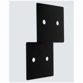 National Hardware N800-207 Indio Collection Decorative Joist Tie, Black, 1-1/2 x 5 x 10 in. - Quantity 6