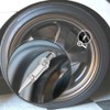 4 Pcs Silver Aluminum Tires Stem Caps 60mm Spiked Lug