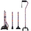 YOKABOZE Walking Cane for Women & Men, Folding Offset Quad