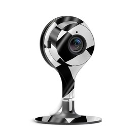 MightySkins Skin Compatible with Nest Cam Indoor Security Camera - Race Flag | Protective, Durable, and Unique Vinyl Decal wrap Cover | Easy to Apply, Remove, and Change Styles | Made in The USA
