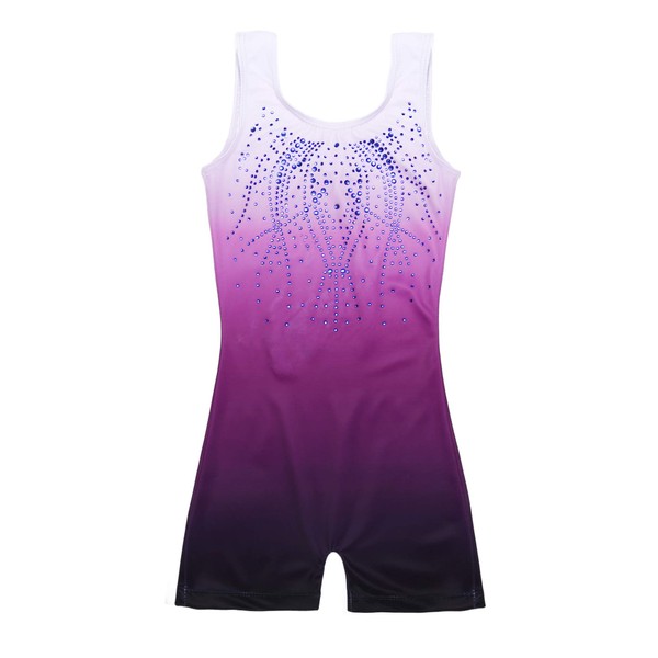 Zaclotre Kid Girls Gymnastic Leotard Sparkly Shiny Diamond Ballet Dance