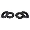 GLOGLOW 4Pcs Rubber Drip Rings, Durable Practical Universal Rubber Drip