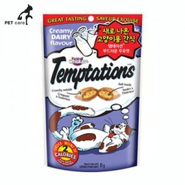 Temptation Soft 75g Cat Treat Milk Flavor / 템테이션 부드러운 75g 고양이간식 우유맛