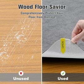 Placoot Desk Chair Mat for Hardwood Floor Corduroy Surface 1/6" Thick 55"x35" Office Chair Mat for Rolling Chairs-100% Large Anti-Slip Backing Under Desk Low-Pile Office Rug Floor Mat