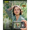 2026 Upgraded 4K Digital Camera for Photography, Dual Lens Autofocus