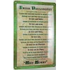 Tin Sign 20 x 30 cm Domed Irish Philosophy There