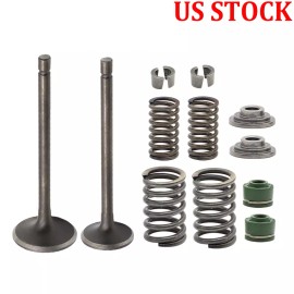 Junomabix For Honda XR200 XR200R XL185S ATC200 M/S/X/ES Cylinder Intake Exhaust Valve Kit