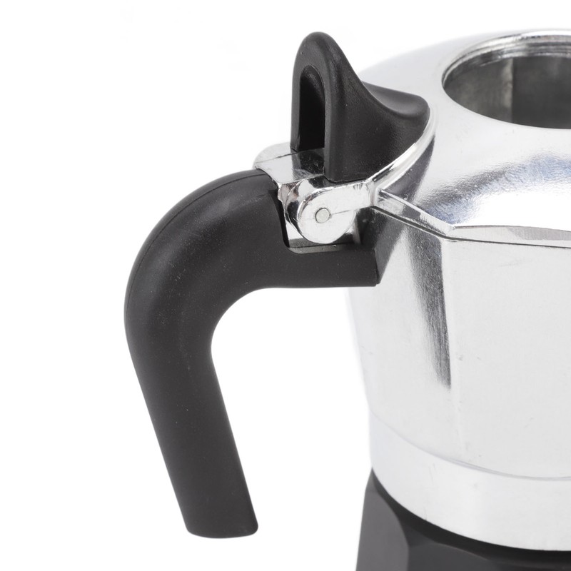 Double Valve Moka Pot Coffee Maker Pot Classic Octagonal Shape