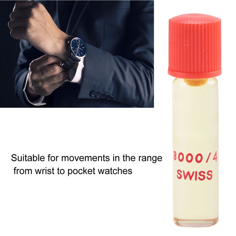 Wristwatch Pocket Watch Maintenance Lubricant 8000/4 2ml Watch Oil Repair