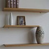 Heavy Duty Long Concealed/Invisible/Hidden Floating Shelf Support Brackets Oak Mantel