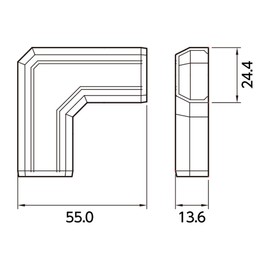 Masaru Industries Magari #2 SFMM2, New F-Molding Accessory, milky white