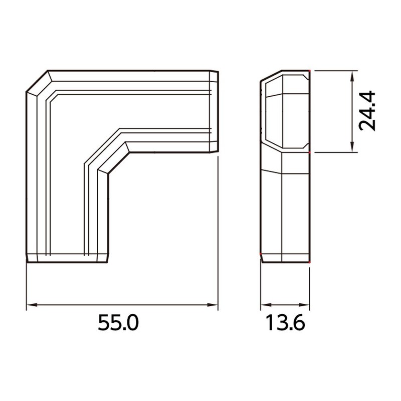 Masaru Industries Magari #2 SFMM2, New F-Molding Accessory, milky white
